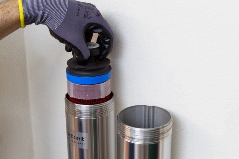 Carbonit QUADRO alte Filterpatronen entnehmen